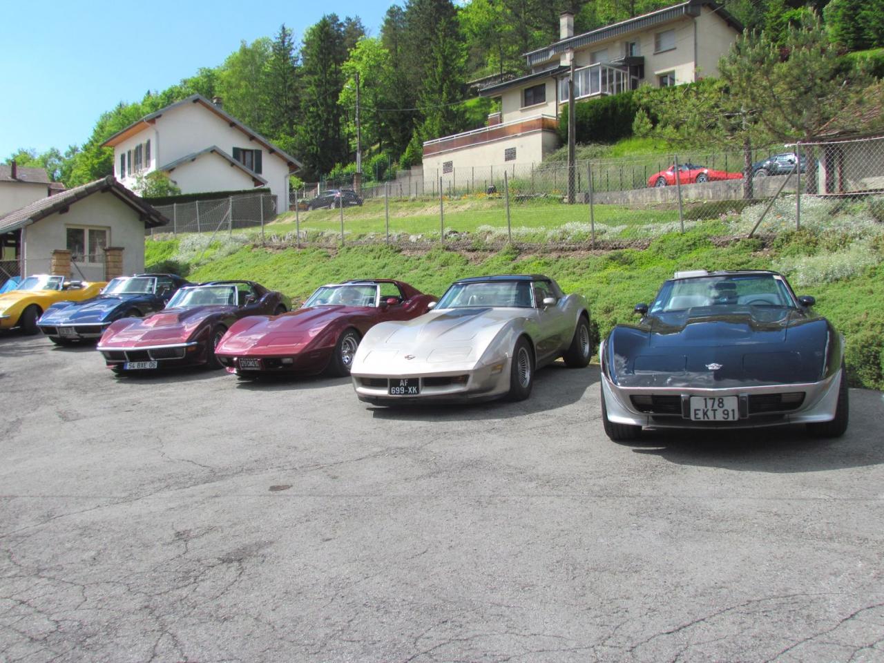 Rencontre avec un club de corvettes