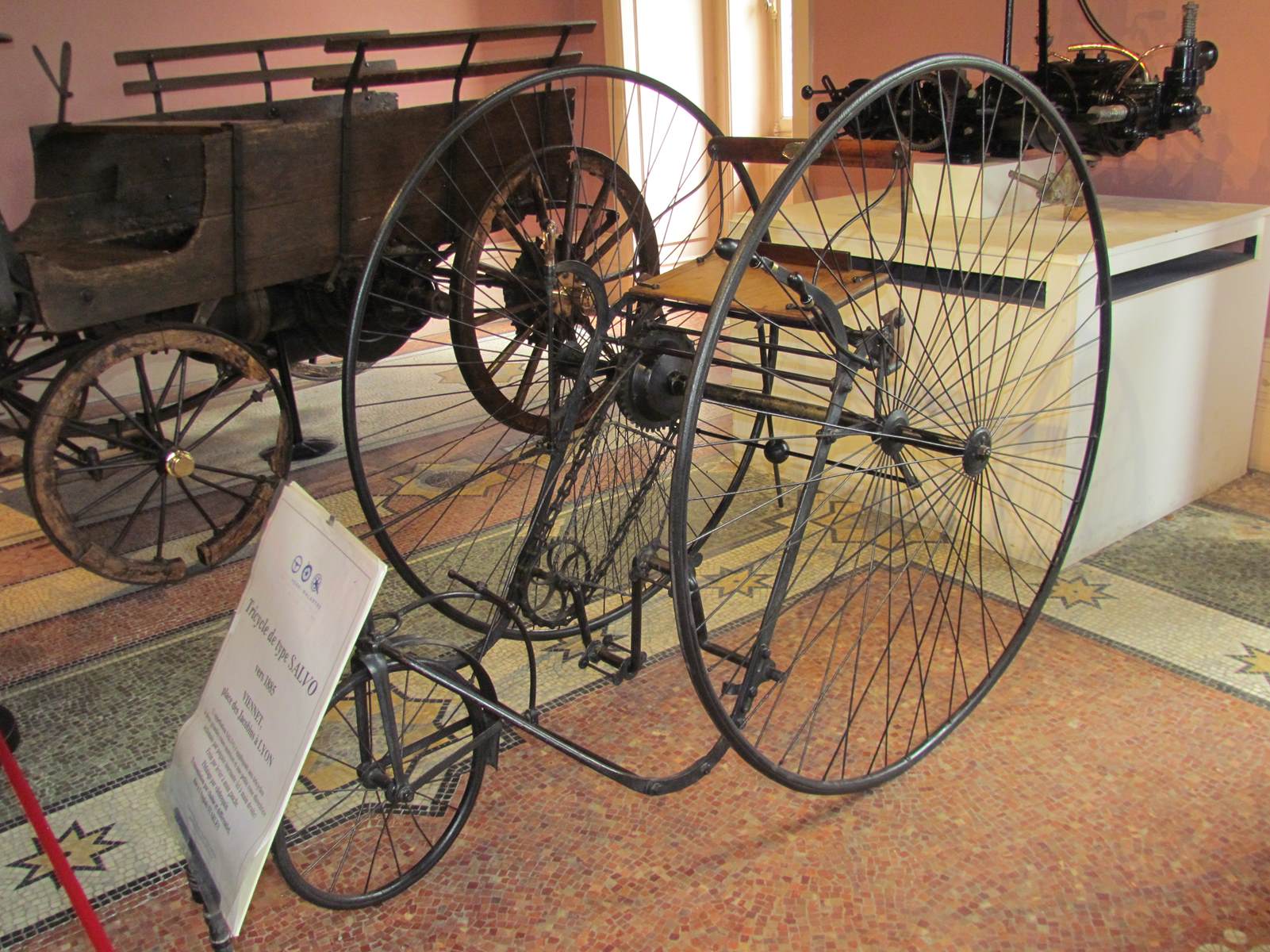 Tricycle de type Salvo vers 1885