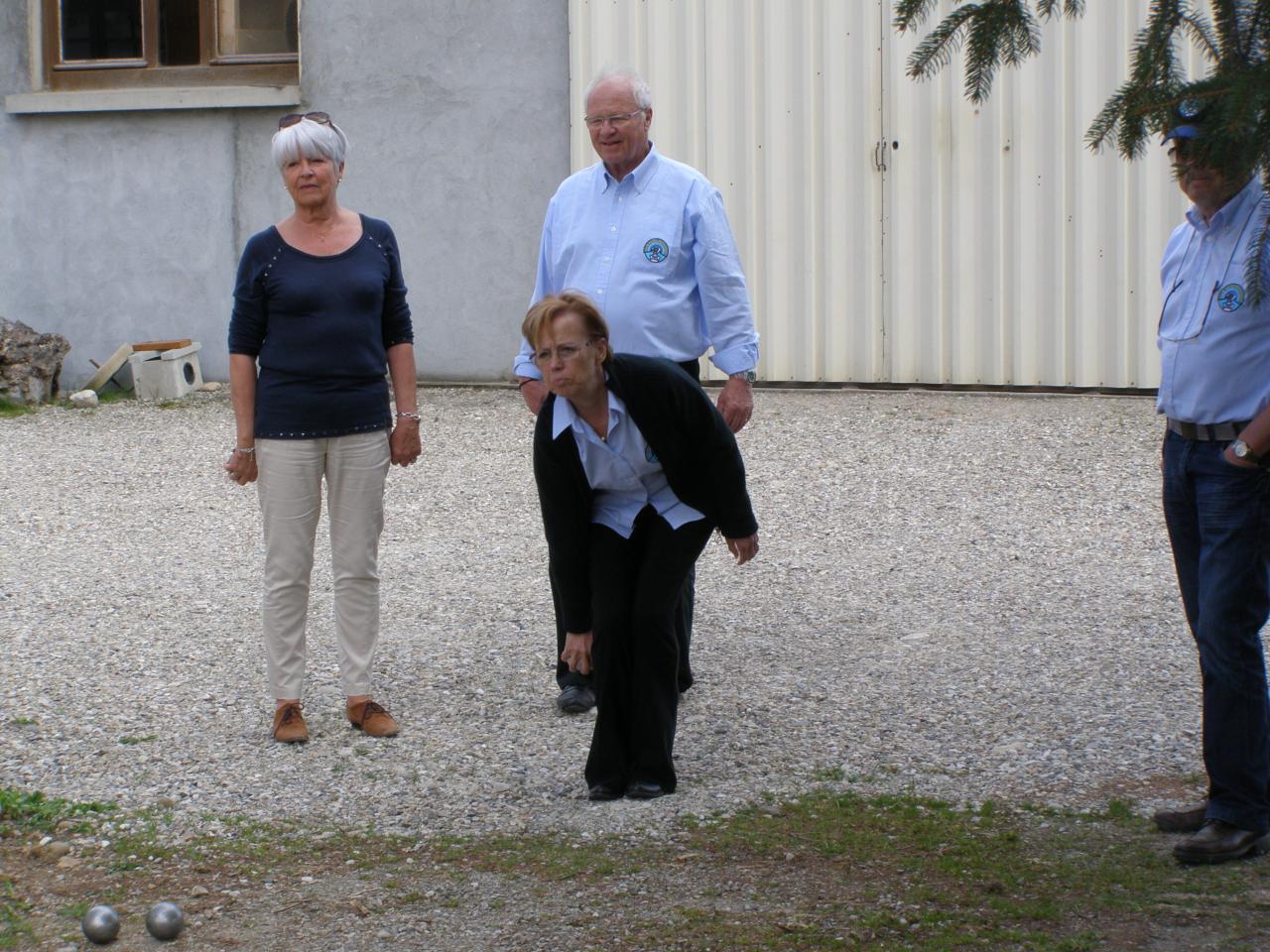 Partie de boules, je pointe ou je tire ??